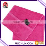 China factory hot outdoor camping microfiber towel with zipper pocket
