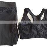 New Arrival Trendy Style Flower Printed Yoga Pants Tank Tops Fitness Wear thumbnail-4