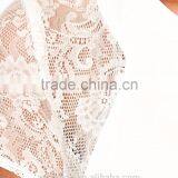 Latest Net Black/white Lace Knee Length Dress Designs, Korea Summer Fashion Midi Beach Dress 2015 thumbnail-3