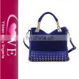 Latest Handbag Rivets Leather Women Handbags Ladies 2016 thumbnail-1