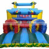 HI Colorful Inflatable Sports Games Tunnel Fun Inflatables Obstacle Course Games For Kids
