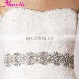 Floral Crystal And Rhinstone Bridal Dress Sash