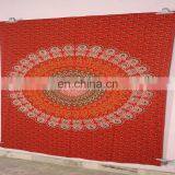 Rajasthani Home Textiles Handmade Printed Mandala Beach Hippie Cotton Bed Sheet Tapestry thumbnail-3