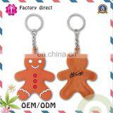Wholesale cheap pvc keychain 3d custom shaped keychain promotional gift keychains