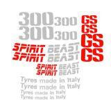 Spirit Beast Motorcycle Modified Carbon Fiber Wheel Inter Reflective Sticker for Benali 300GS L2 thumbnail-4