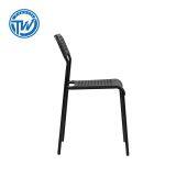 DC-6055 Topwell Wholesale Plastic Chair Office Chair Black Waiting Chair thumbnail-5