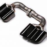 KM for Cayenne Turbo Style 9Y0 2018-up Exhaust Tip Exhaust Pipes Muffler Tips Tail Pipe Black Titanium Normal Style thumbnail-4