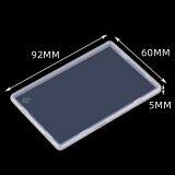 WEISHEGN 5mm Slim PP Business Card Box for Credit Cards Keeper Cases Blank Memory Card Holder Travel Name C Ard Case thumbnail-3