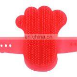 Soft Silica Gel Multiple Colors Pet Fur Remover Gloves Pets Hair Massage Brush Cat Gloves Dog Hair Cleaning Gloves thumbnail-6