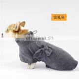 Soft Belt Included Warm Fast Drying Pet Towel Microfiber Dog Bathrobe thumbnail-4