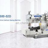 MC 500-02D High Speed Direct Drive Interlock Sewing Machine With Tape Binding(edge Rolling) thumbnail-3