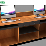 Antique Reception Counter Desk Solid Wood Table Checkout Counter thumbnail-4