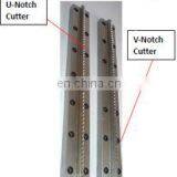 Проба для испытания на удар Чарпи размером 2 мм с U- и V-образными насечками