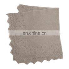 Wholesale Knitted Inner Mongolia Cashmere Throw Travel Blanket