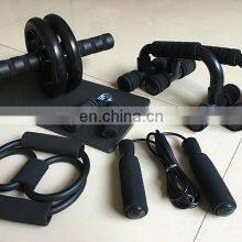 Wholesale Pvc Jump Rope Abs Workout Equipment Rueda Abdominal Ab Roller Wheel Set Grip Push Up Bar thumbnail-3