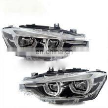 For Bmw 320i Headlights F30 Headlights Pair Headlight Led Angel Eyes 2016-