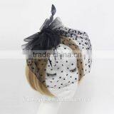 New Design Millinery Supplies Fascinator Hat With Veil thumbnail-1