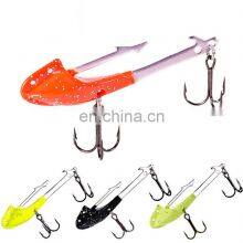 Amazon New 14g 25g 4 Colors Bass Fishing Lead Head Soft Lure Hooks Jig Heads With VMC Hooks