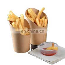 Kraft paper french fries box Fried food fast food cup