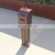 Introducing New Model Rectangle Steel Metal Outdoor Custom Dog Station Pet Waste Bin thumbnail-1