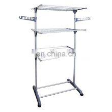 Factory Hot Sale Hanging Clothes Drying Rack Three Layers Folding Clothes Drying Rack thumbnail-2