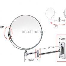 Wall Mounted Extended Folding Double Sided Makeup Mirror for Bathroom thumbnail-4
