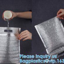 FREEZABLE LUNCH BAG,INSULATION ALUMINIUM FOIL BAG,THERMAL THERMO COOLER TOTE BAG,BENTO PICNIC,FRESH thumbnail-5