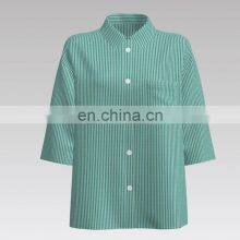 Manufacturer Well Made Tc Vertical Strip Polyester Cotton Seersucker Fabric thumbnail-2