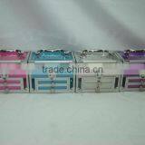 Carrying Train Vantity Beauty Cosmetic Makeup Make up Make-up Small Acrylic Box Transparent Acrylic Box Acrylic Box With Lock Quality Choice thumbnail-1
