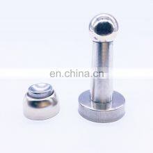 Round Knob Stainless Steel Door Stopper With Screws for Door Stop in Home