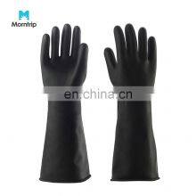 Morntrip Multicolor Long Sleeve Warm Industrial Rubber Latex Household Gloves With Flock Dipped thumbnail-3