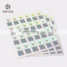 Silver Custom Security 3D Hologram Sticker With Fixed QR Code thumbnail-5
