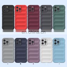 NEW designer liquid silicone phone  cover cases Soft  TPU  PC shockproof cell phone case for iPhone 14/14ProMax