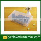 Customized Made Shoe Packaging Boxes With Clear PVC/PP Plastic thumbnail-3