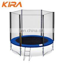 Hot Outdoor Bungee Fitness Equipment 10 Feet Trampoline With Enclosure