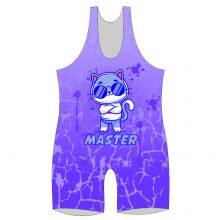 Custom Sublimation Wrestling Singlet thumbnail-2