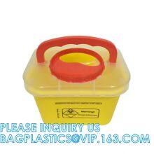 for Hospital Use Medical Waste Sharps Container, Sharps Box/ Sharps Containers, Sharpsguard Yellow Lid 1 Ltr Sharps, Sha thumbnail-4