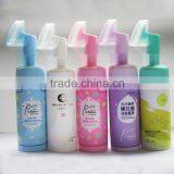 factory supply clear 150ml cosmetic foam bottle