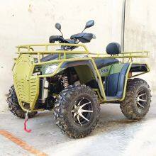 4WD Shaft Driving 350CC 4X4 Quad ATV With Safe Bumper and Big Power thumbnail-4