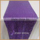 TR064#13 Beautiful Fuschia Color Glitter Sequin Table Runner thumbnail-4