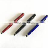 Factory direct touch capacitive pen multifunction ballpoint metal pen laser laser light