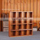 Antique Wood Gift Tray Box, Old Color Wood Tray, Home Storage Cheap Wood Tray thumbnail-4