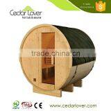 Luxury Design Outdoor Barrel Sauna Wood Steam Sauna Room