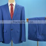 2016 hot sale slim fit stripe coat pant designs business men suits