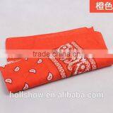 Wholesale Custom Paisley Printed Square Cotton Head Bandana thumbnail-6