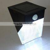 Quality Goods 12 Led Solar Human Body Induction Lamp Solar Wall Lamp Solar Garden Lamp Triangle Shape Led Light thumbnail-2