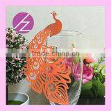 Wedding Party Event Table Decoration Peacock Name Place Card JK66 thumbnail-2