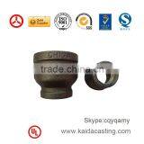 Black Malleable Cast Iron Pipe Fittings Coupling
