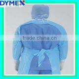 China Factory Supply SMS Nonwoven Fabric Isolation Gowns thumbnail-2