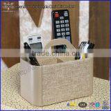 Home And Hotel Style PU Leather Remote Organizer